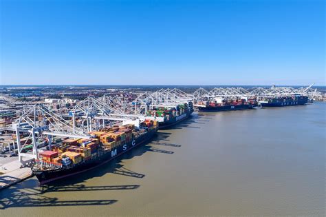 Port Of Savannah Handles 449000 Teus In October Container News