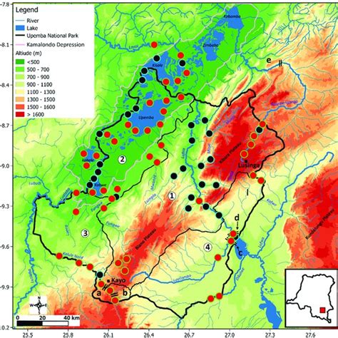 Figure A3 Ecoregions Of The Congo Basin 692 Lower Congo 1 Lower