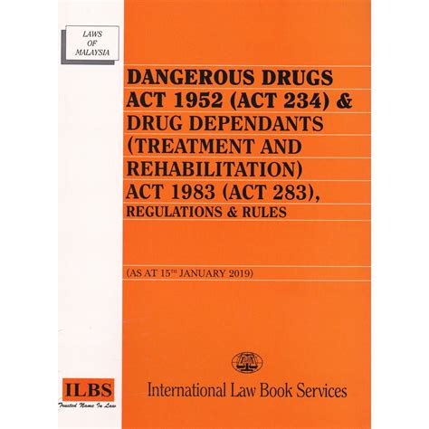 Occupational safety and health (noise bahagian higien industri & ergonomik jabatan keselamatan & kesihatan pekerjaan malaysia jabatan keselamatan. Dangerous Drugs Act 1952, Drug Dependants (Treatment ...