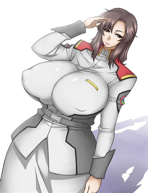 Otogi Tetsurou Murrue Ramius Gundam Gundam Seed 1girl Breasts