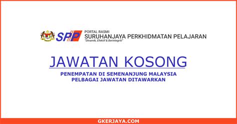 Explore tweets of jawatan kosong @jwtnkosong on twitter. Jawatan Kosong Terkini DI SPP
