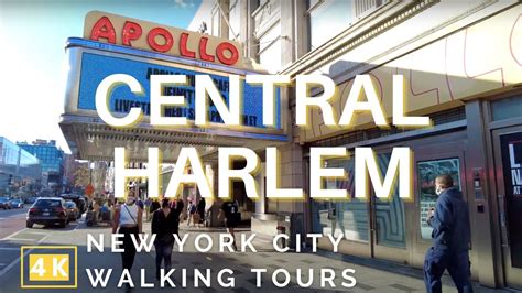 4k Nyc Walking Tour Central Harlem Youtube