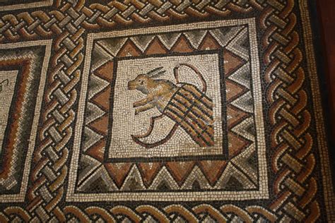 Rabbit Roman Mosaic Illustration Ancient History Encyclopedia