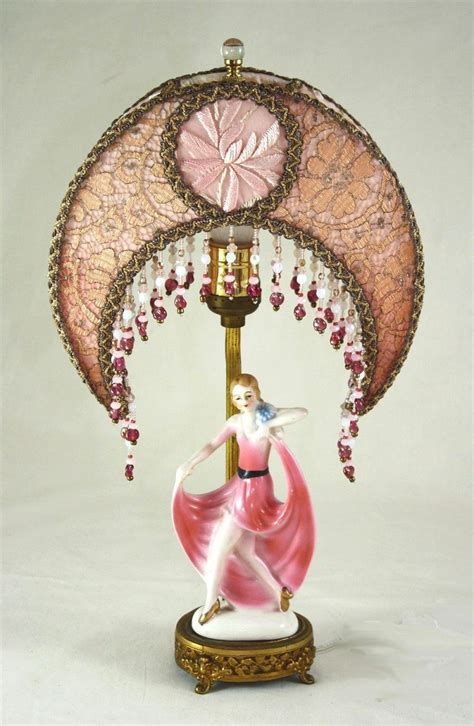 Art Deco Dancing Lady Antique Boudoir Lamp Etsy Victorian Lamps Art Deco Furniture Art Deco
