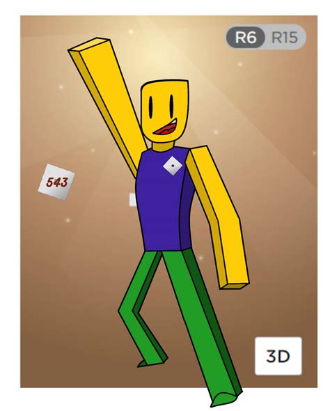 Oof The Roblox Noob Character By Josedot543 On Deviantart