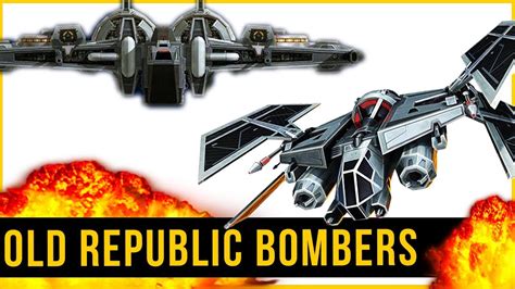 Sith Empire And Old Republic Bombers Star Wars Ships Youtube