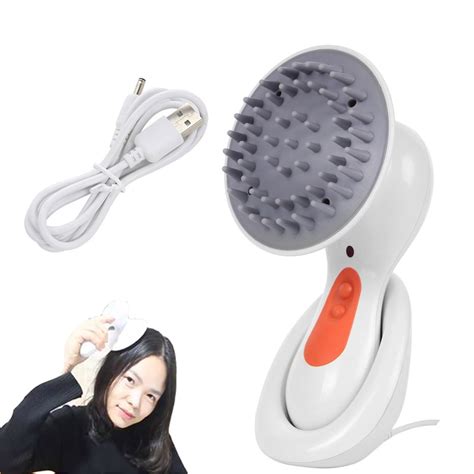 Electric Head Scalp Massager Vibrating Wireless Brain Relax Massager Stress Relieve Prevent Hair