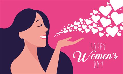 Happy Women Day Card 657627 Vector Art At Vecteezy