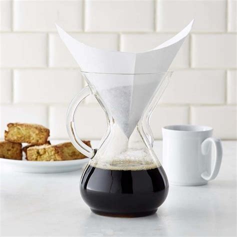 Chemex Pour Over Coffee Maker With Glass Handle Chemex Pour Over