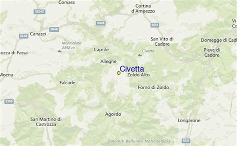 Civetta Ski Resort Guide Location Map And Civetta Ski Holiday Accommodation