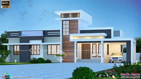 3 Bedrooms 1500 Sq Ft Modern Home Design Kerala Home Design And