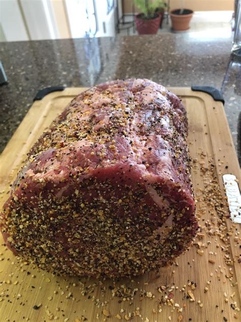 Adjust an oven rack to the lowest position and heat the oven to 250 degrees. First Boneless Prime Rib Roast — Big Green Egg - EGGhead ...