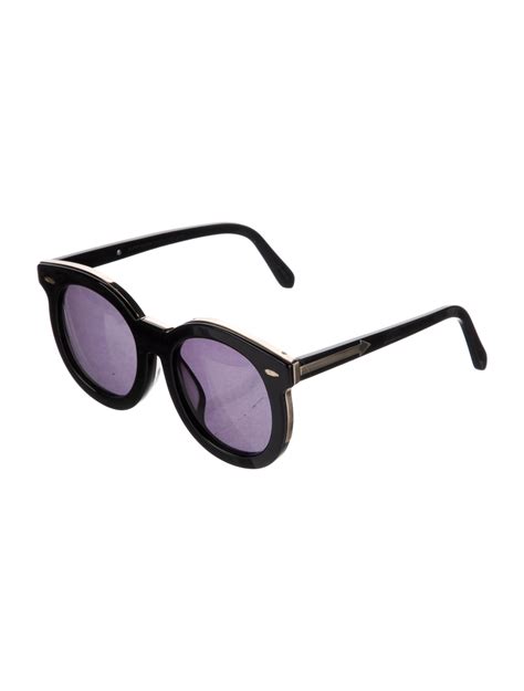 Karen Walker Northern Lights Cat Eye Sunglasses Black Sunglasses