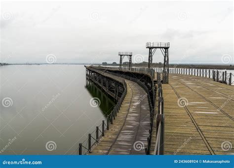 View Of The Historic Rio Tinto Pier In Huelva Stock Photo Image Of