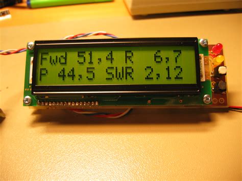 See appropriate #defines in the pswr_x.h file, included in the source code. power and SWR display