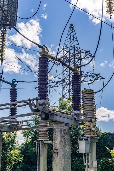 Equipment Electrical Substation Stock Photo Image Of Line Plant