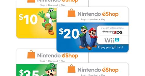 You can use eshop cards as an easy option to add credit to your virtual wallet for buying nintendo games and. Buy This On eBay!: Nintendo eShop Digital Card - $10 $20 ...