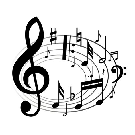 Music Notes Black And White Music Notes Musical Clip Art Free Music