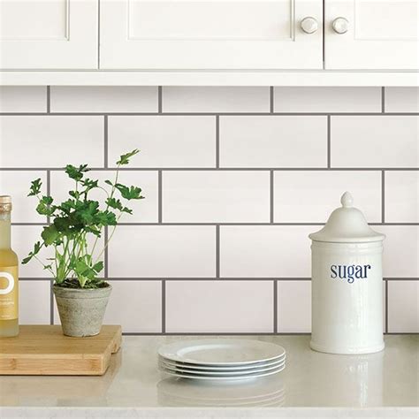 Nh2363 Subway Peel And Stick Backsplash Tiles By In Home