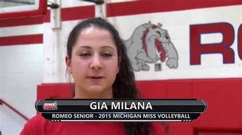 in focus gia milana romeo 2015 miss volleyball youtube