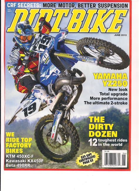 Dirt Bike Magazine: DR.D YZ250 Test (June 2013)