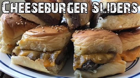 Cheeseburger Sliders Hawaiian Rolls YouTube
