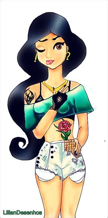 Emo Princesses From Disney Princess Jasmine O O Goth Disney Emo Disney Princess Disney Punk