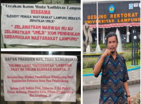 Viral Banner Himbauan Unila Dalam Keadaan Bahaya Haluan Indonesia