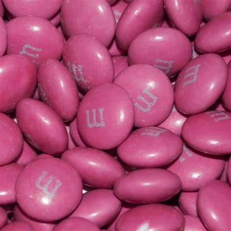 500 Pcs Dark Pink Mandms Candy Milk Chocolate 1lb Approx 500 Pcs
