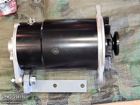 Alternator that looks like a Generator | 1944 GPW #208102 Jeep Restoration