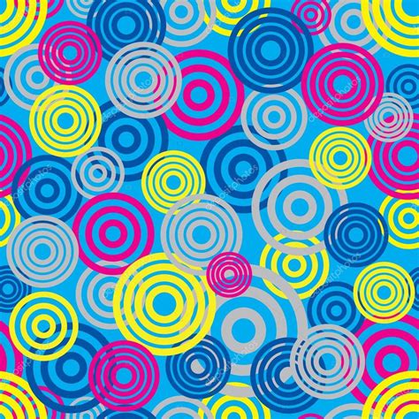 Circles Seamless Pattern Vector Stock Vector Image By ©lucky777 3640812