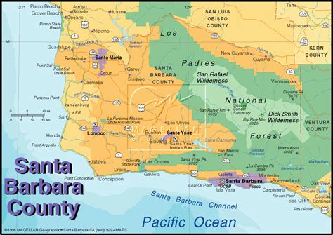 Filecalifornia County Map Santa Barbara County Highlightedsvg