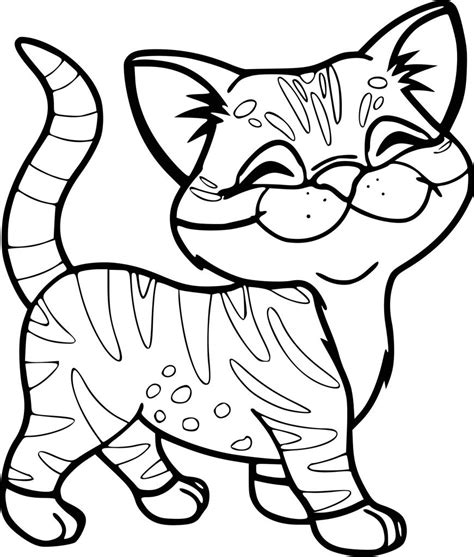 Dessin Bébé Chat Bestof Photos Coloriage De Chaton Trop Mignon A
