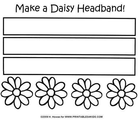 Paper Headband Template Printable