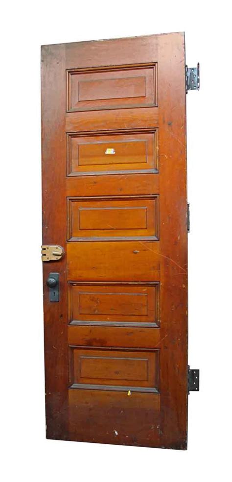 Old Five Panel Antique Interior Door Olde Good Things