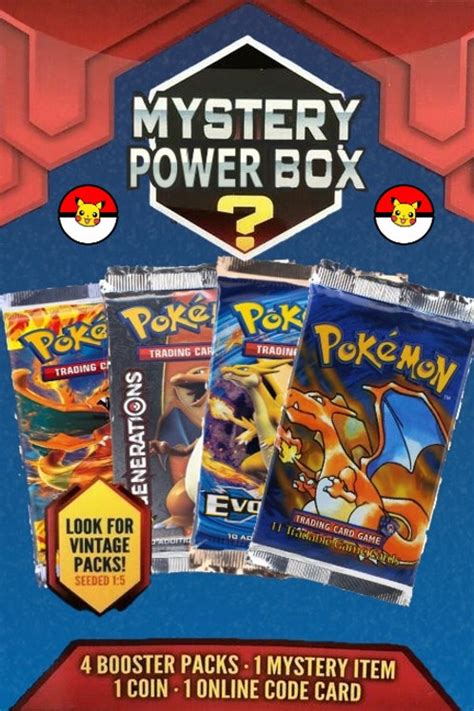 Pokémon Mystery Box Vintage Pack Seeded 1 5 Pokemon Vmart