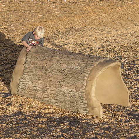 Choose The 6 Or 4 Log Tunnel For Natural Looking Playgrounds