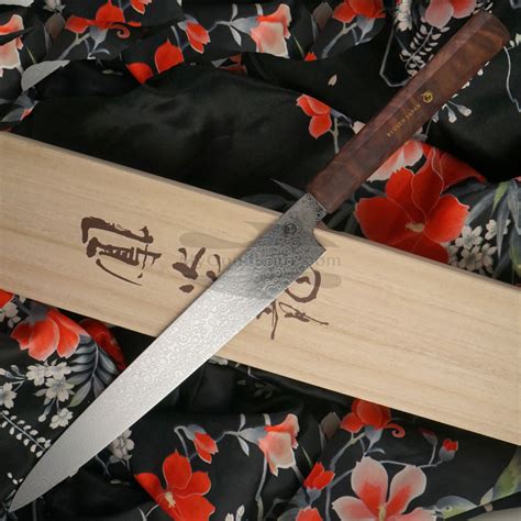 Японский кухонный нож Янагиба Ryusen Hamono Houenryu He 308 27см