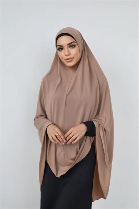 Extra Large Piece Dark Nude Prayer Clothing Um Anas Islamic Clothing Hijabs Abaya S Kaftans