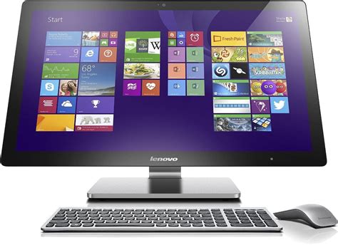 Lenovo A740 27 Inch All In One Touchscreen Desktop F0am002nus Silver