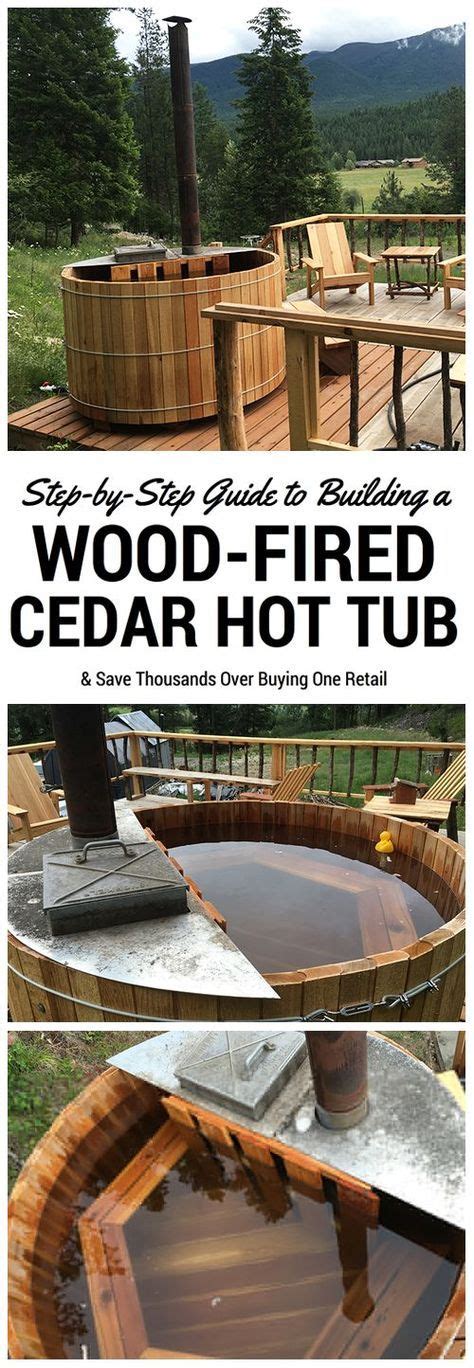 Diy Wood Fired Cedar Hot Tub Project Kerf Diy Hot Tub Cedar Hot