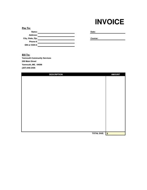 16 Printable Blank Tax Invoice Template Templates For Blank Tax Invoice