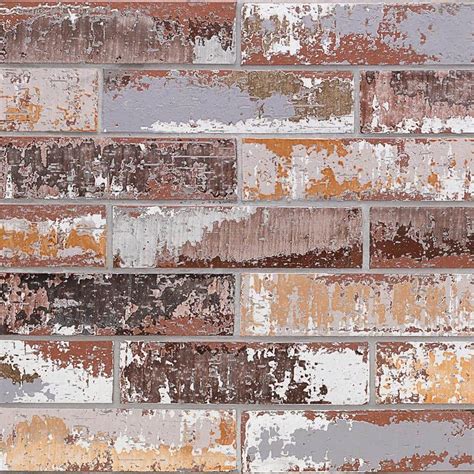 Ivy Hill Tile Metro Brick Multi Color 3 In X 9 In X 10mm Natural Clay