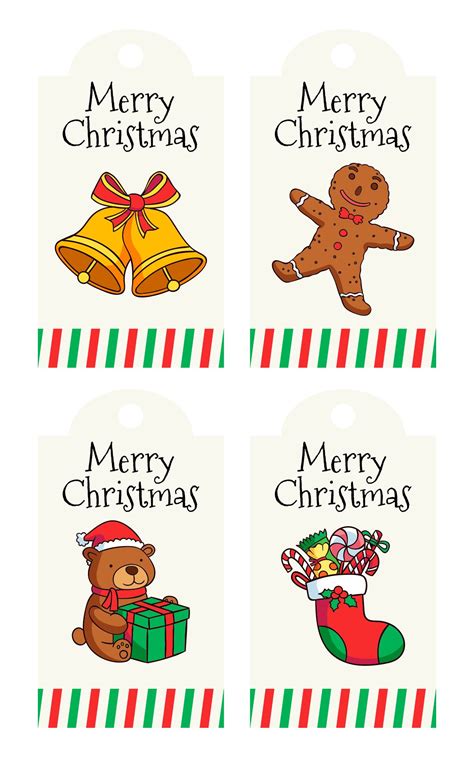 Best Free Printable Gift Tags Merry Christmas Pdf For Free At Printablee