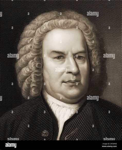 Johann Sebastian Bach 1685 1750 German Composer Digital Edited
