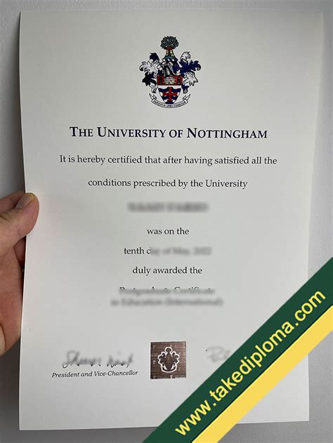 Where To Buy University Of Nottingham Fake Diploma