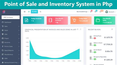 Point Of Sale And Inventory System In Php Youtube