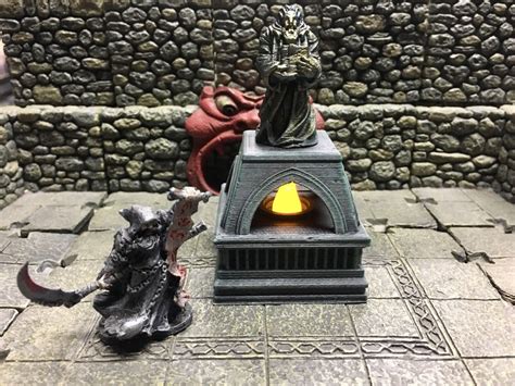 Griffon Co Illuminated Dwarf Cleric Brazier Dungeons And Dragons Hand