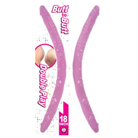Butt To Butt Double Play Dong 18 Inch Bendable Double Ended Dildo Sex