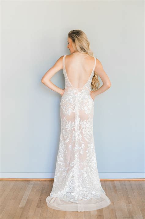 Ava Gown Backless Dress Formal Bridal Designs Bridal